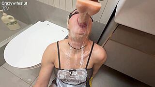 toilet cleaner unleashes wild throat frenzy chaos