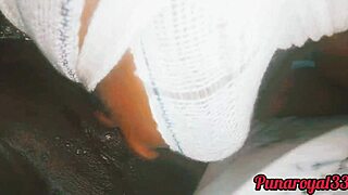 sexy nurse roleplay makes patient explode cum all over her tits