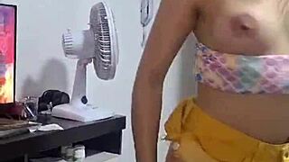 blonde latina vivian lola's naked birthday funk dance gift shared!