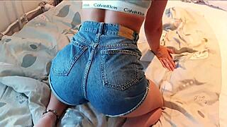 Fitness milf squirts loudly from intense hardcore anal pounding