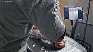 bigger tattoo now circles my ass perfectly