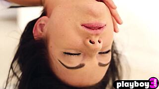beautiful horny milf strips lingerie and masturbates natural tits wildly