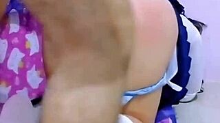 Hot mexican amateur babe seduced by lustful teacher real homemade creampie.
