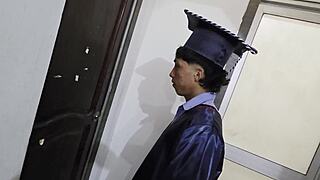 whoa 😍 naughty milf's wild bedroom pounding makes up graduation full vid!