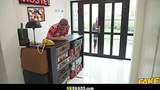 Damn, hostel manager bangs nympho Katy Rose wildly!