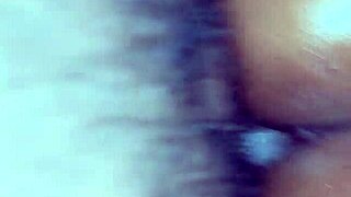Amateur ebony beauty takes massive backshots doggystyle every single time