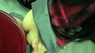 hey, that hot mexican schoolgirl sneaks bathroom bang with classmate