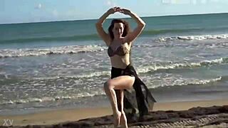 hot belly dancer babe wanna shake tits ass for you?
