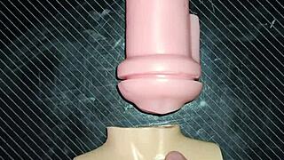 Trio Kissy and Dolly Suck Cock Ending in Titty Fuck Creampie