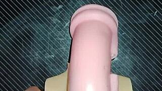 Trio Kissy and Dolly Suck Cock Ending in Titty Fuck Creampie