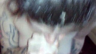 pregnant amateur deepthroats thick uncut 8-inch cock pov homemade blowjob
