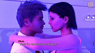 Erotic tension builds in Leap of Faith 25 with sensual body explorations
