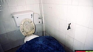 next door neighbor hangs out after meeting then bathroom fun gets wild together