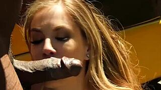 petite teen bobbi dylan tempts nat turnher's massive black cock outdoors