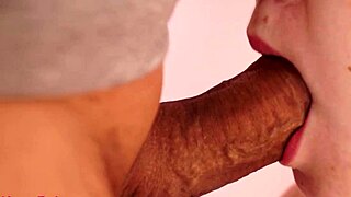 Intimate Juicy Sloppy Blowjob Leads to Explosive Creampie Finish