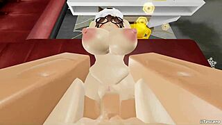 Hey slut, my big cock's stretching your pussy wide in snowy friend hookup—take it all!