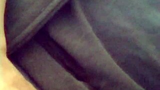 just home from work, fantasizing about girlfriend with slow moist solo play in garage