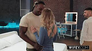 next door hotwife sammm holds hand devouring monster bbc deeply