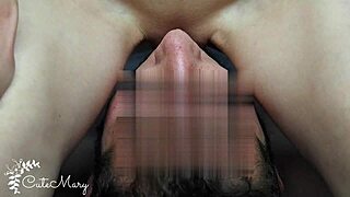 Oh fuck, my best friend's tongue drives me wild—massive squirting orgasm from facesitting!