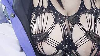 kissing natural tits snow beauty