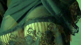 curvy milf slips into sexy lingerie teasing her perfect juicy body