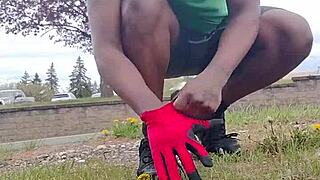 Outdoor Workout Turns Into Private Ass Play Routine