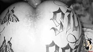 tattoo artist does anal with married latina bbw bride on way back from music show