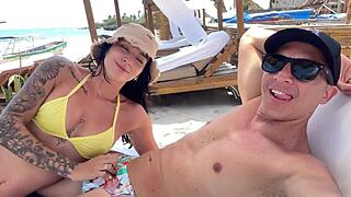 i lured skinny babe from beach to hotel pounding