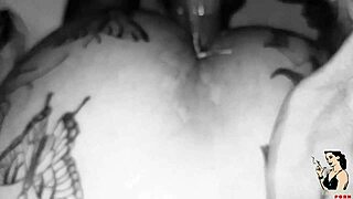tattoo artist does anal with married latina bbw bride on way back from music show