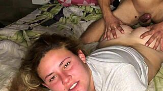he cries in pain as i force anal but i love humiliating his tight ass