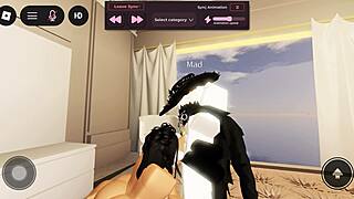 stranger sneaks in for secret fun while boyfriend stays offline