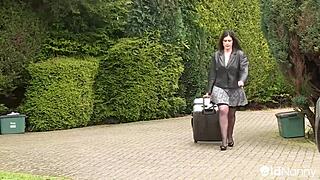 oldnanny mature british ladies strip naked for playful lesbian toy fun