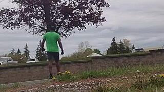 Outdoor Workout Turns Into Private Ass Play Routine
