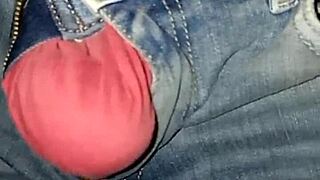 she wets her pants before bed with lover watching