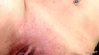 What if a flexible redhead fitness model like Nora Luxia got tricked into her first rough casting fuck with sloppy licking and tight pussy riding?