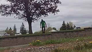 Outdoor Workout Turns Into Private Ass Play Routine