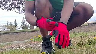 Outdoor Workout Turns Into Private Ass Play Routine