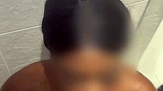 curvy ebony teen gulps huge piss load uncensored homemade pov