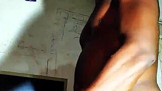 couple dances into standing sex with ebony milf bbc blowjob
