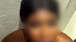 curvy ebony teen gulps huge piss load uncensored homemade pov