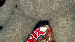 saudi virgin teen 18yo masturbates with food in extreme kinky fetish