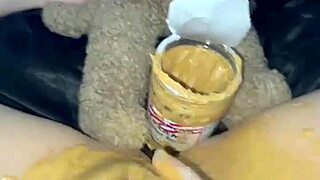 saudi virgin teen 18yo masturbates with food in extreme kinky fetish