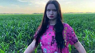 i got nervous in the cornfield craving that big cock comfort