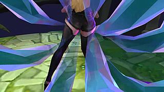 KDA AHRI'S SEXY KOREAN MOANS DRIVE WILD RYONA FANTASY!