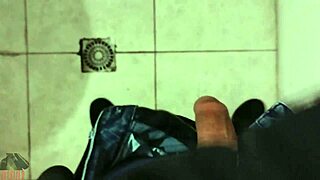 ecstasy builds showering hot cum across floor pov