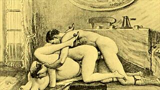 vintage hairy beaver erotic display