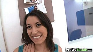 hey latina, ready for jessi foster's hot facial cumshot?