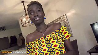 dark skin ebony babe rides bwc after brutal throat pounding casting