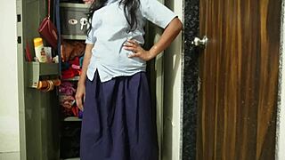 desi college slut screams in hardcore anal with stud