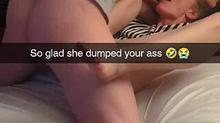 shocking tinder hookup: college milf richelle ravaged by ex's best friend